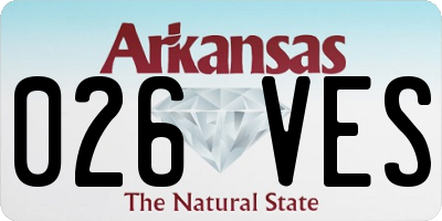 AR license plate 026VES