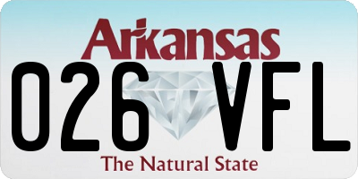 AR license plate 026VFL