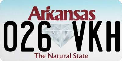 AR license plate 026VKH