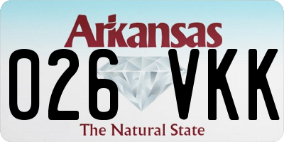 AR license plate 026VKK