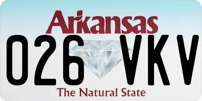 AR license plate 026VKV