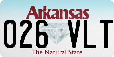AR license plate 026VLT
