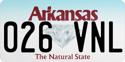 AR license plate 026VNL