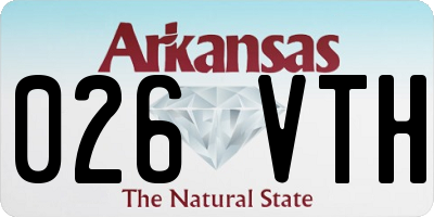 AR license plate 026VTH