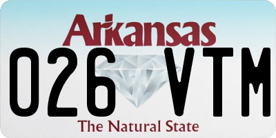 AR license plate 026VTM