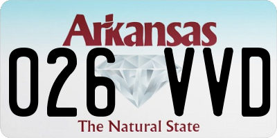 AR license plate 026VVD