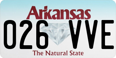 AR license plate 026VVE