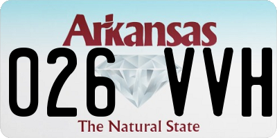 AR license plate 026VVH