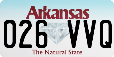 AR license plate 026VVQ