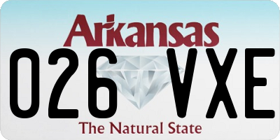 AR license plate 026VXE