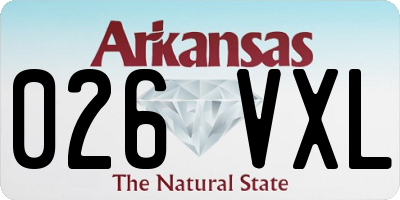 AR license plate 026VXL