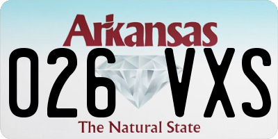 AR license plate 026VXS