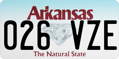 AR license plate 026VZE