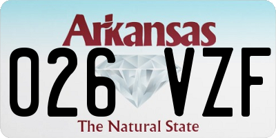 AR license plate 026VZF