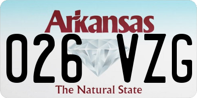 AR license plate 026VZG