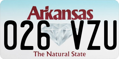 AR license plate 026VZU