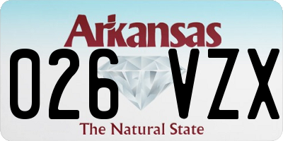 AR license plate 026VZX