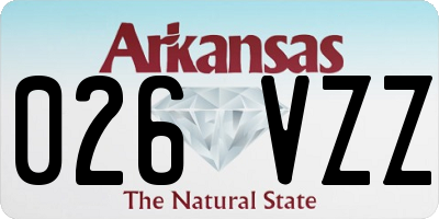 AR license plate 026VZZ