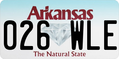 AR license plate 026WLE