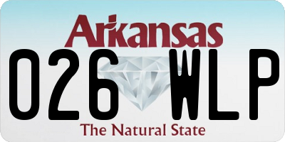 AR license plate 026WLP