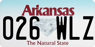 AR license plate 026WLZ