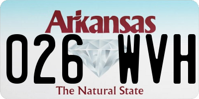 AR license plate 026WVH
