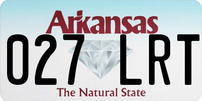 AR license plate 027LRT