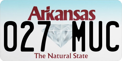 AR license plate 027MUC