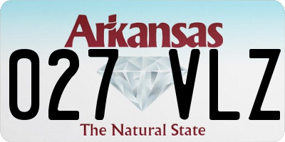 AR license plate 027VLZ