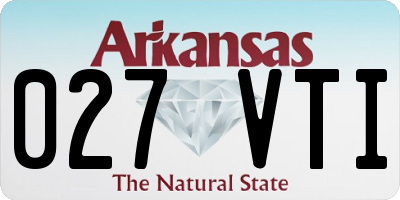 AR license plate 027VTI