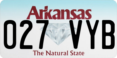 AR license plate 027VYB