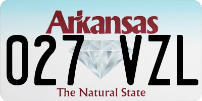 AR license plate 027VZL