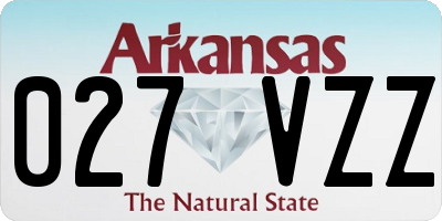 AR license plate 027VZZ