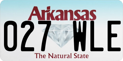 AR license plate 027WLE