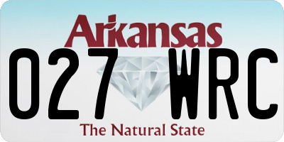 AR license plate 027WRC