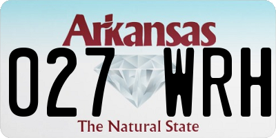 AR license plate 027WRH