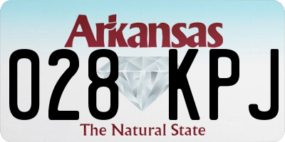 AR license plate 028KPJ