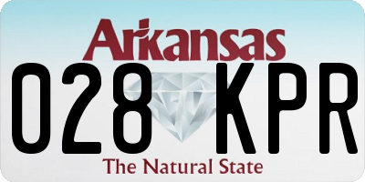 AR license plate 028KPR