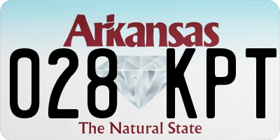 AR license plate 028KPT