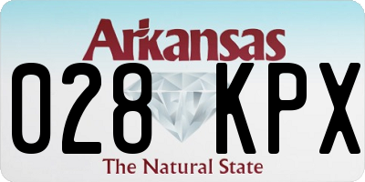 AR license plate 028KPX