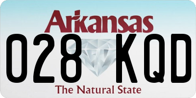 AR license plate 028KQD