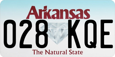 AR license plate 028KQE