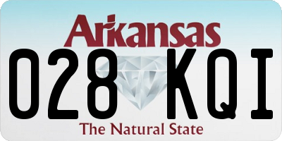 AR license plate 028KQI