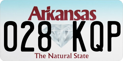 AR license plate 028KQP