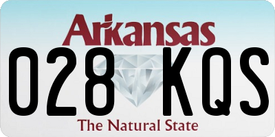 AR license plate 028KQS