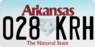 AR license plate 028KRH