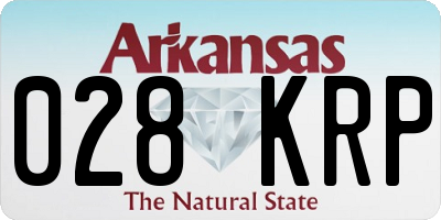 AR license plate 028KRP