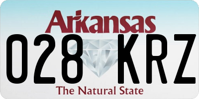 AR license plate 028KRZ