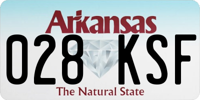 AR license plate 028KSF