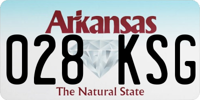AR license plate 028KSG